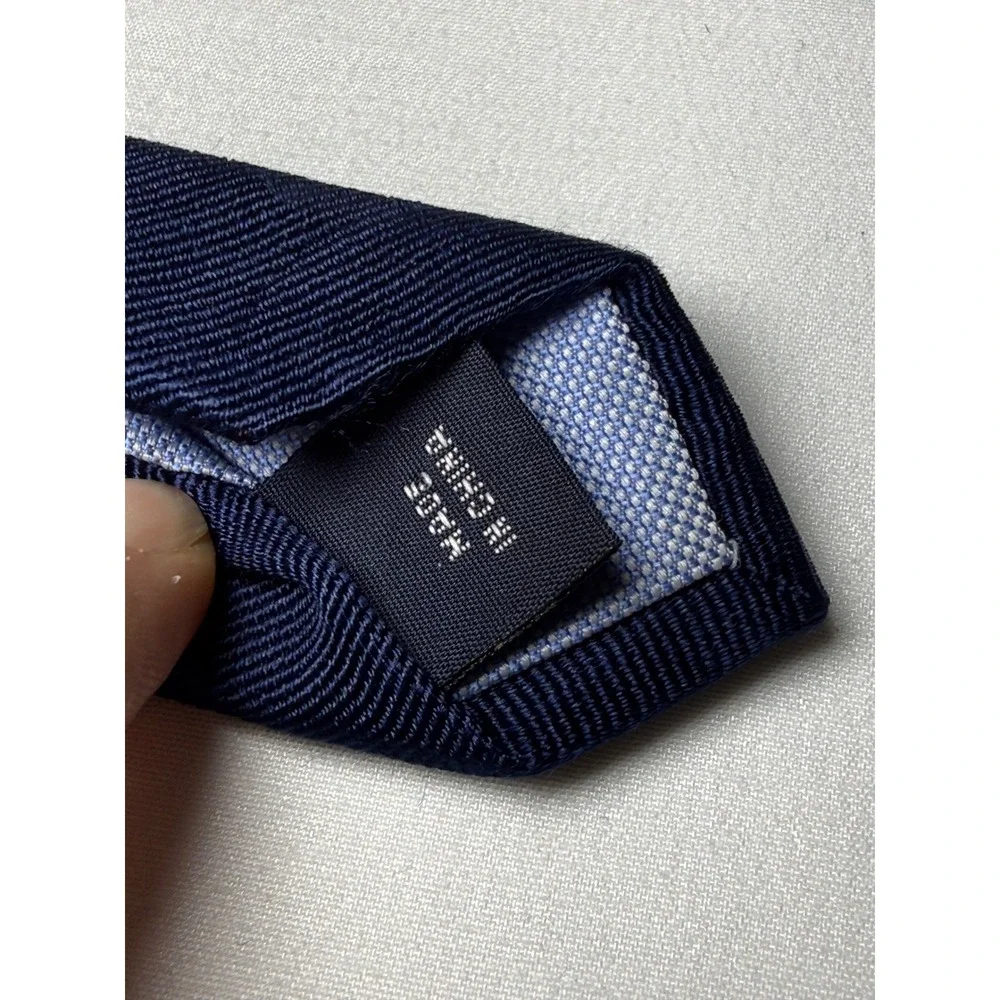 Tommy Hilfiger Red Blue Plaid Silk Necktie Men Business Casual Office Formal‎